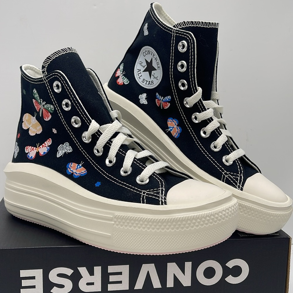 Converse WMNS Black High-Top Sneakers A05994C
CTAS MOVE HI
BLACK/EGRET/DECADE PK - Picture 4 of 16